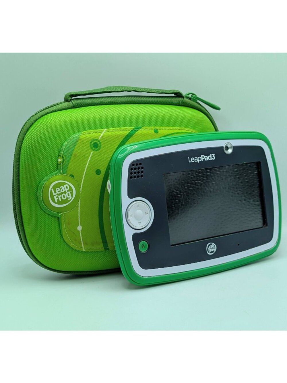 LeapFrog LeapPad3 Green Kids Educational Learning Tablet +Case Only Tested WORKS